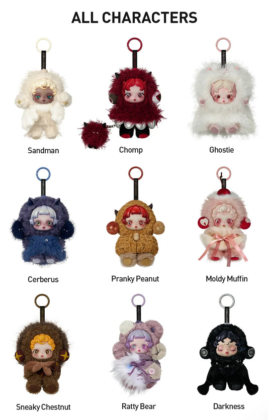 SKULLPANDA You Found Me! Series Plush Doll Pendant