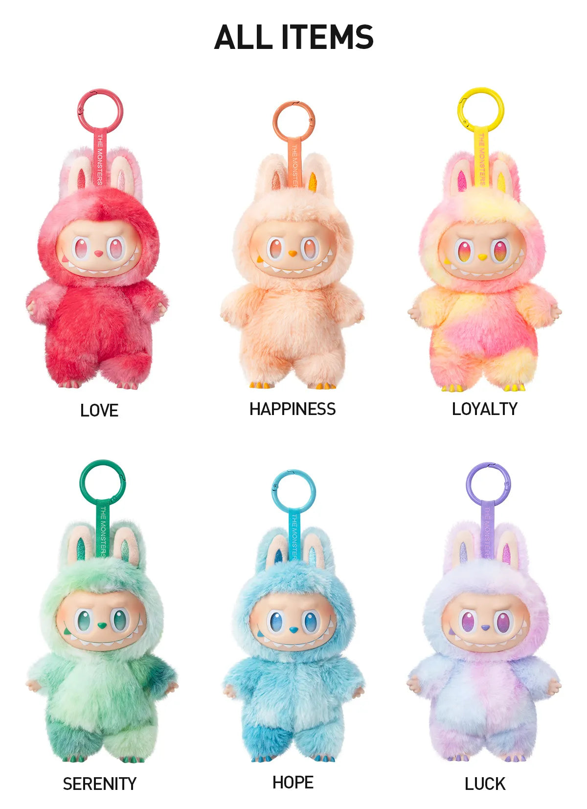 THE MONSTERS Big into Energy Series - Vinyl Plush Pendant Blind Box