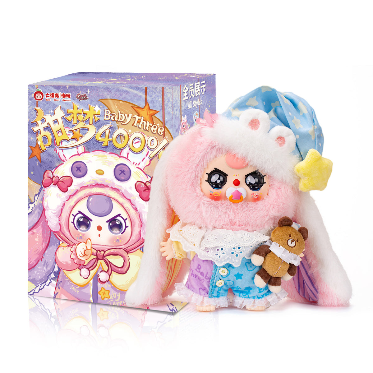 Baby Three Sweet Dream 400% Series Plush Blind Box