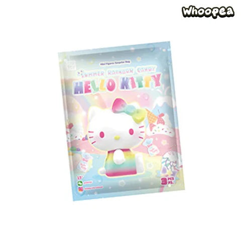 Hello Kitty Summer Rainbow Candy Series Mini Beans Figures Blind Bag